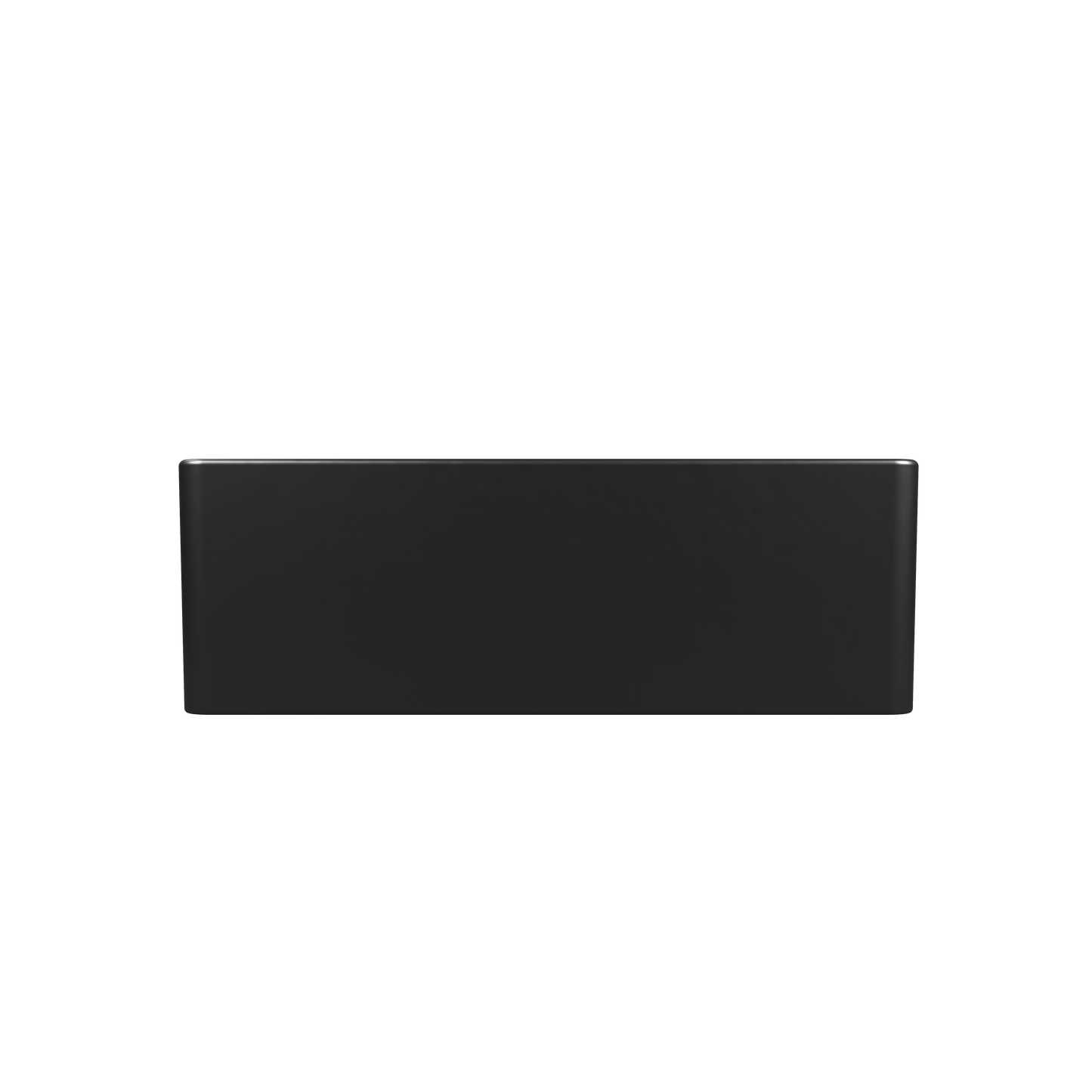 Forte 30" Black Fireclay Sink - Handcrafted, Durable, Elegant - Matte Finish