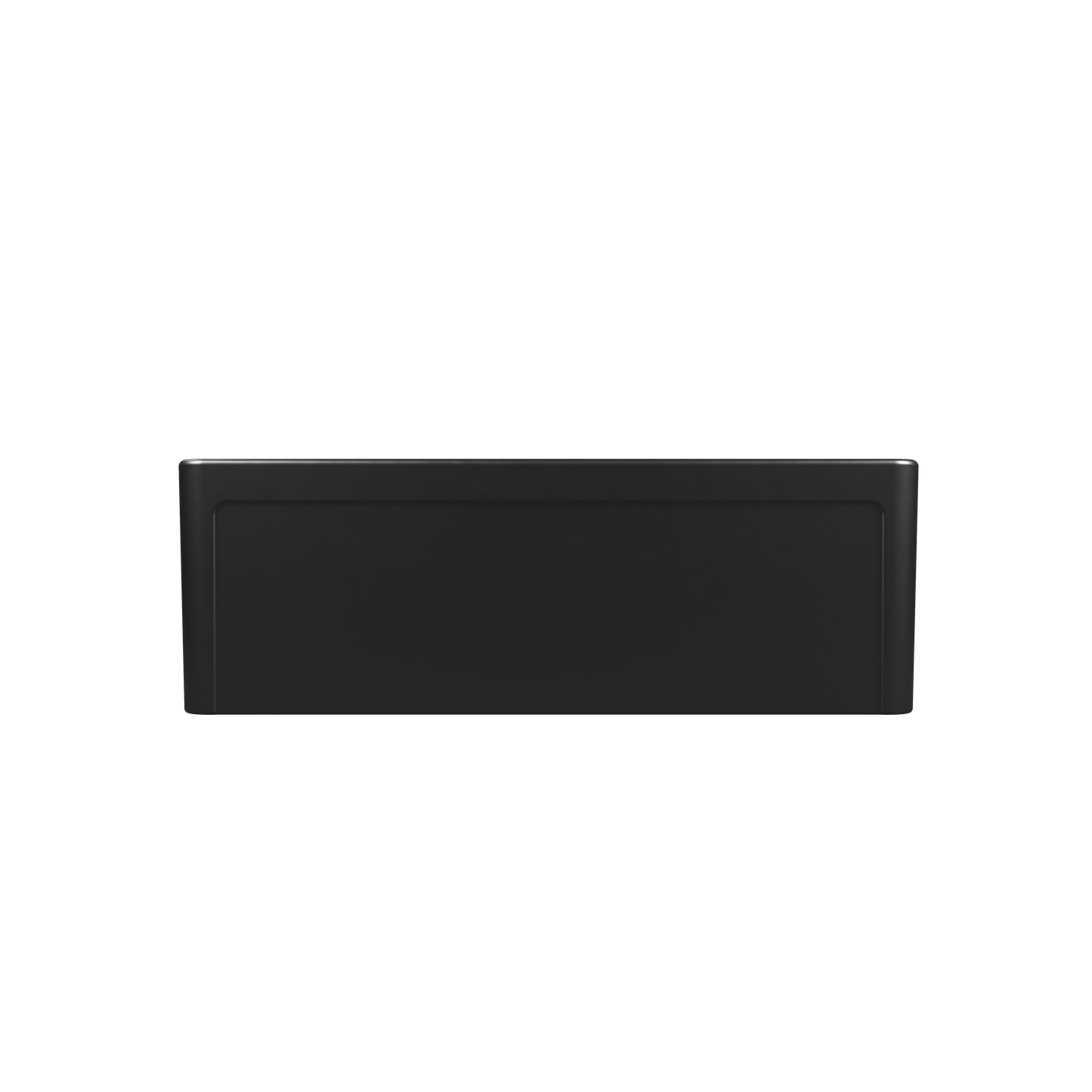 Forte 30" Black Fireclay Sink - Handcrafted, Durable, Elegant - Matte Finish